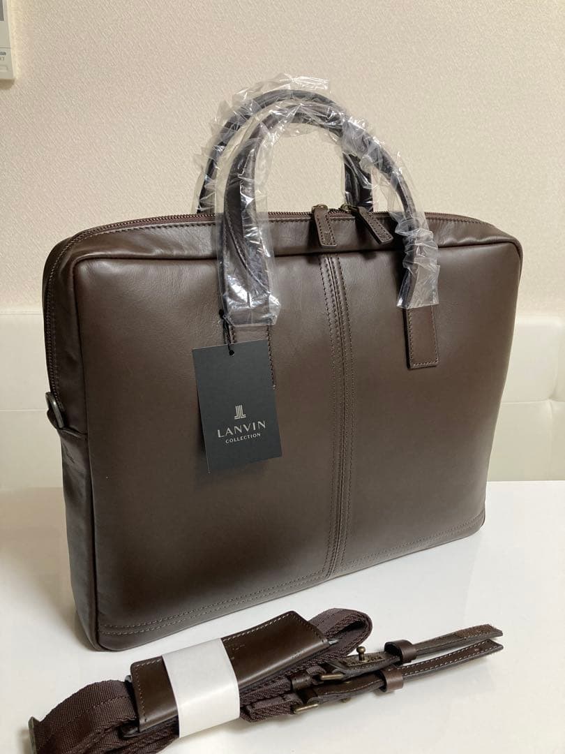 ランバンコレクション サントル レザービジネスバッグ 286502 定価5万円