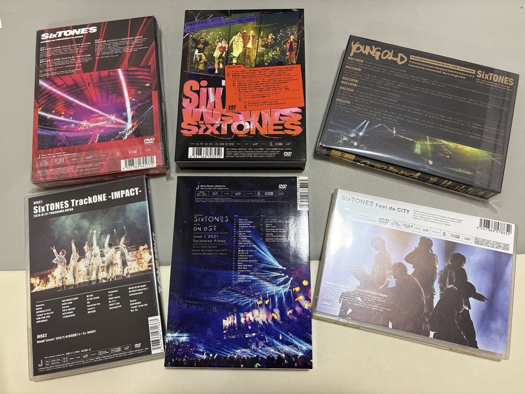 SixTONES ライブDVD 6枚セット