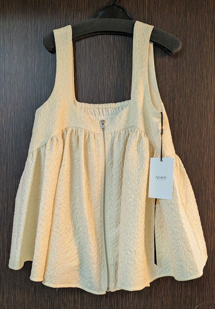 FOIL PRINT BABY TUNIC TOP　Ameri vintage