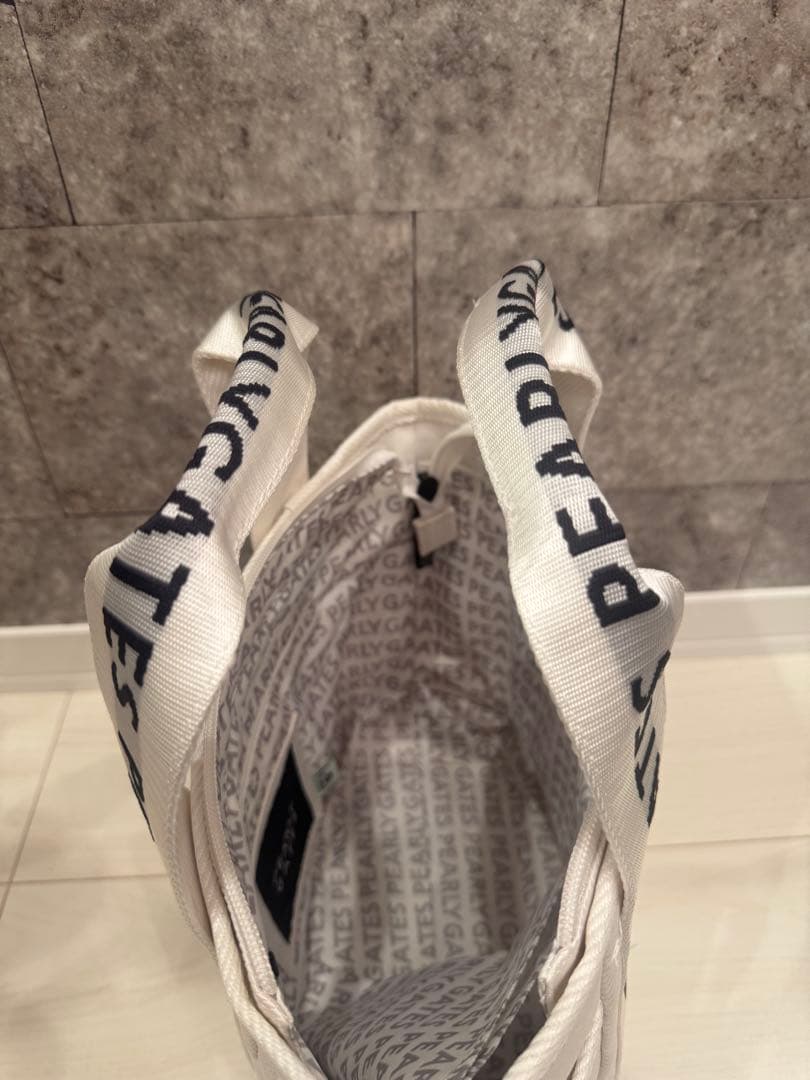 ✨新品同様✨PEARLY GATES パーリゲイツ　ゴルフカートバッグ ホワイト