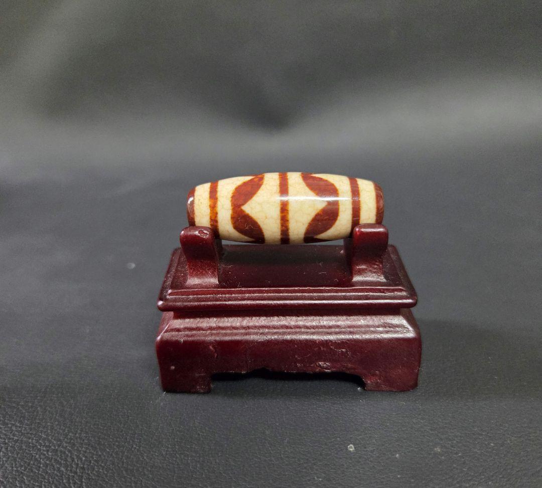 955　専用です。　上肯　双虎牙天珠　龍紋　希少　dzibeads！