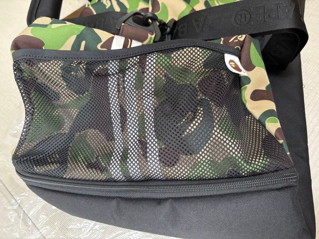 adidas BAPE DUFFLE 　エイプ　アディダス　ダッフルバッグ
