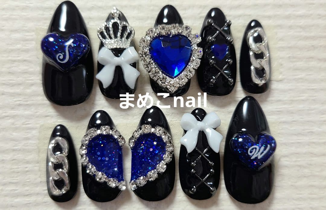 オーダーネイルチップ　推しネイル 量産型 痛ネイル　フルオーダー受付中