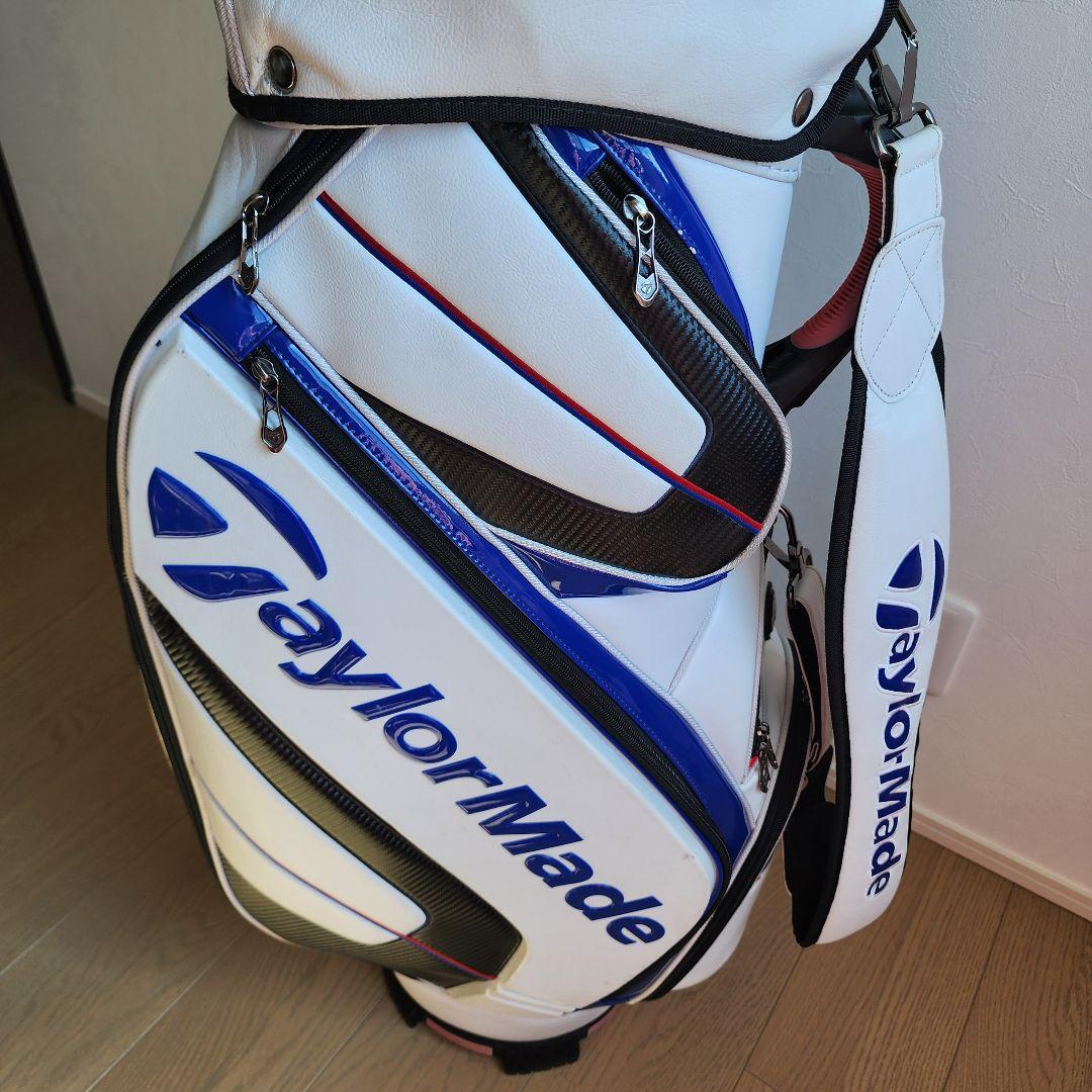 TaylorMade テーラーメイド キャディバッグ ホワイト/ブルー/レッド
