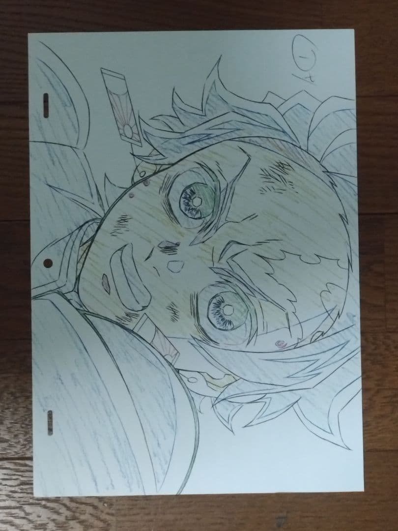 手描き原画　鬼滅の刃　炭治郎