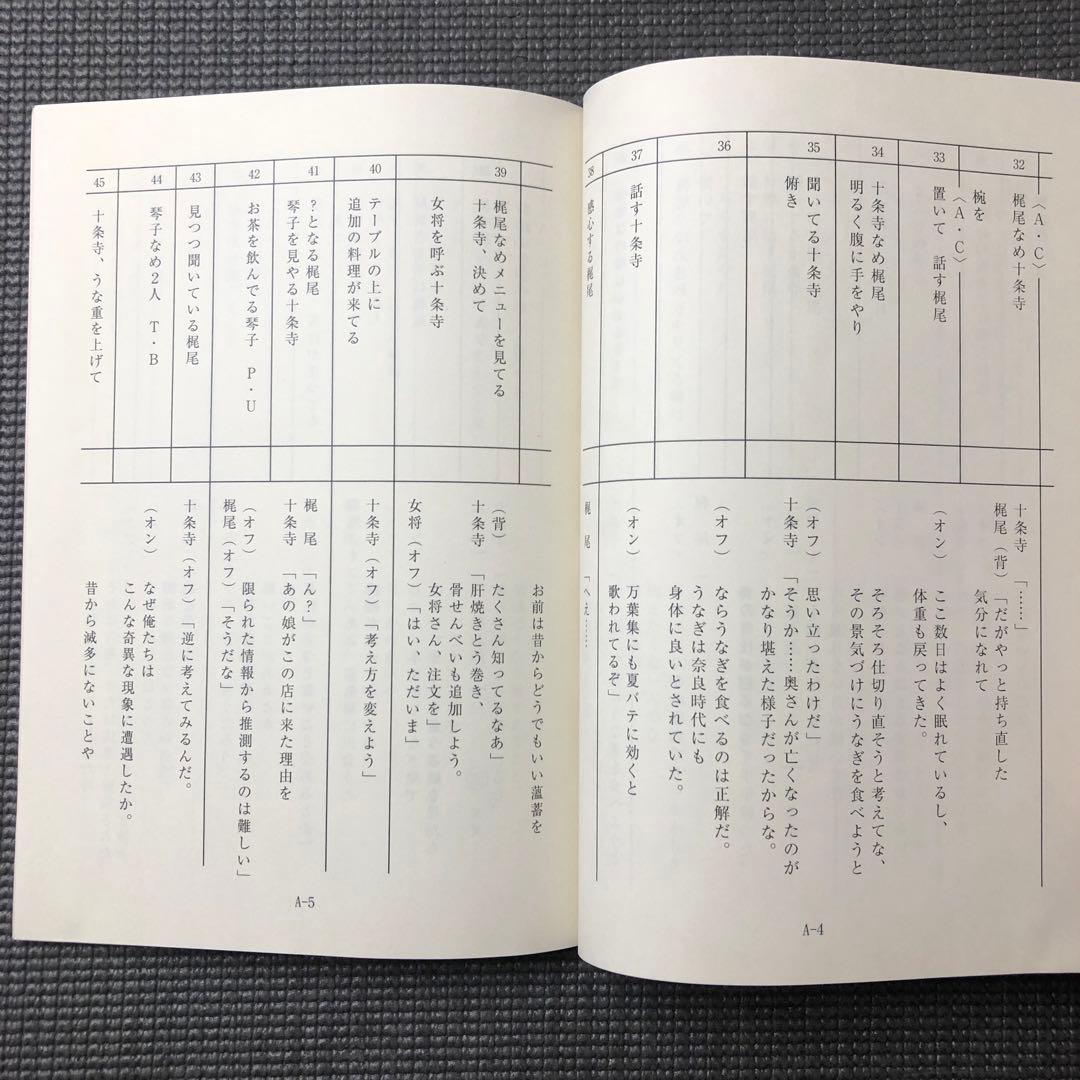 虚構推理 Season2 最終話 アニメ台本