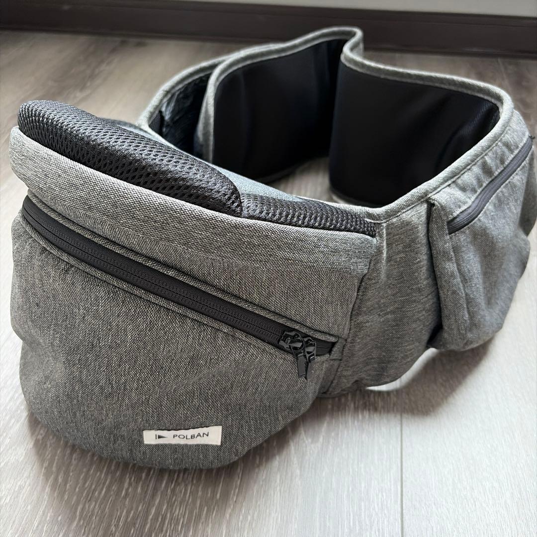 使用回数少なめ　POLBAN ADVANCE メランジグラー&シングルショルダー