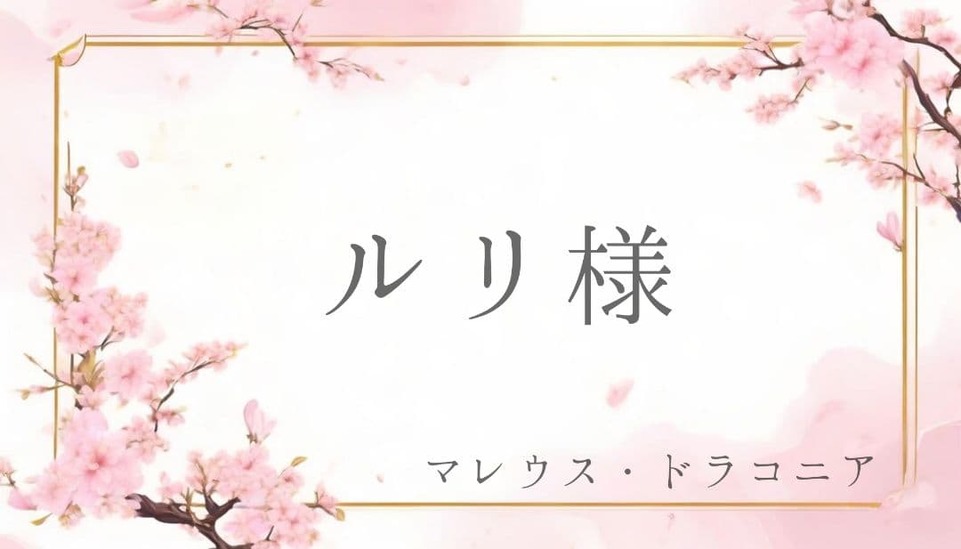 【専用ページ】ルリ様 ウィッグオーダー マレウス・ドラコニア