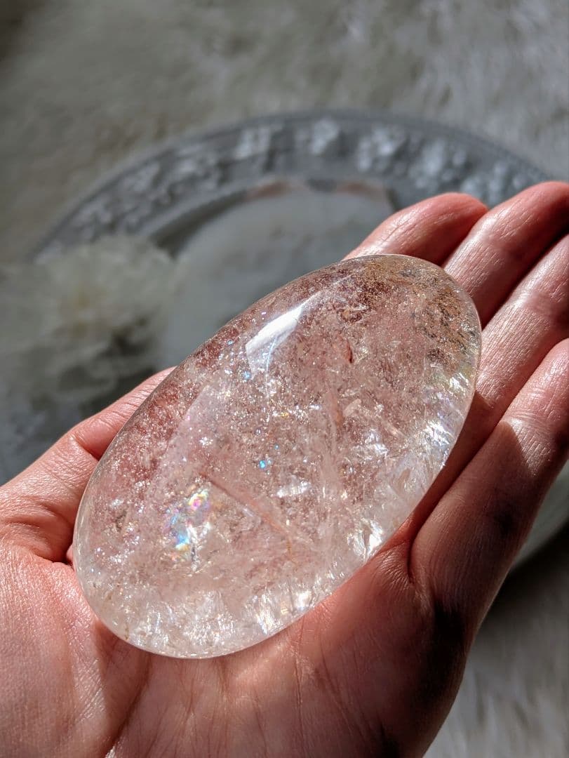 本日限定価格　♡ピンクアゼツライト（通称） ピンククォーツ♡ パーム　（小）