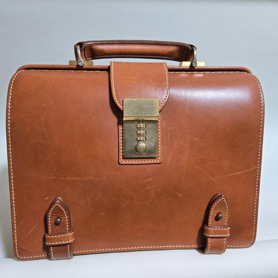 ★激レア★土屋鞄 旧ロゴ ミニ 鍵付きドクターバッグ　ボストンバッグ