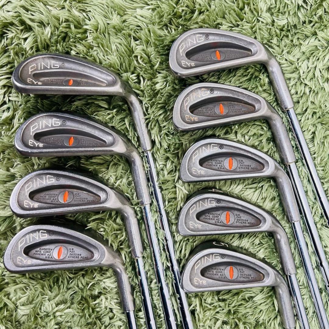ピン 初代アイ アイアン 9本セット メンズゴルフ ヴィンテージ レトロ 激レア
