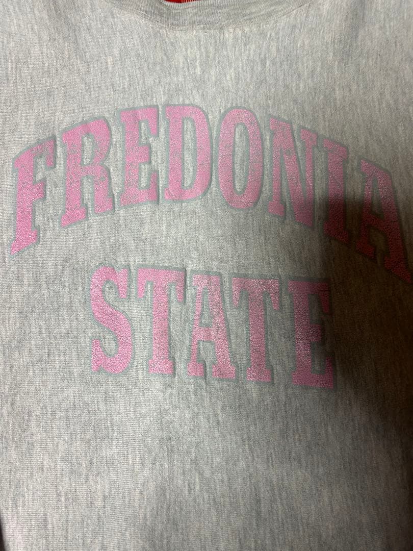 80s チャンピオン リバースウィーブ 杢ピンク スウェット