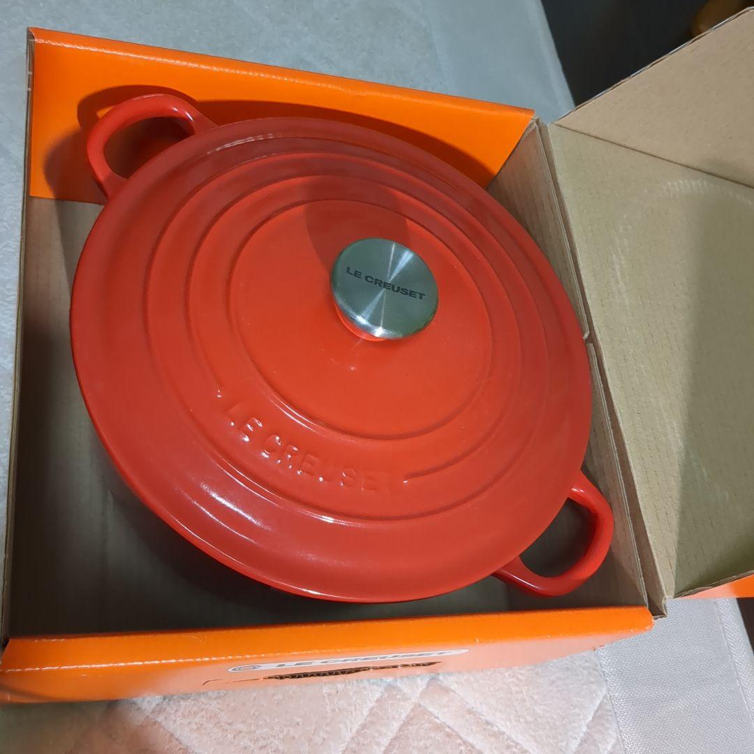 週末セール！！LE CREUSET レッド 約24cm
