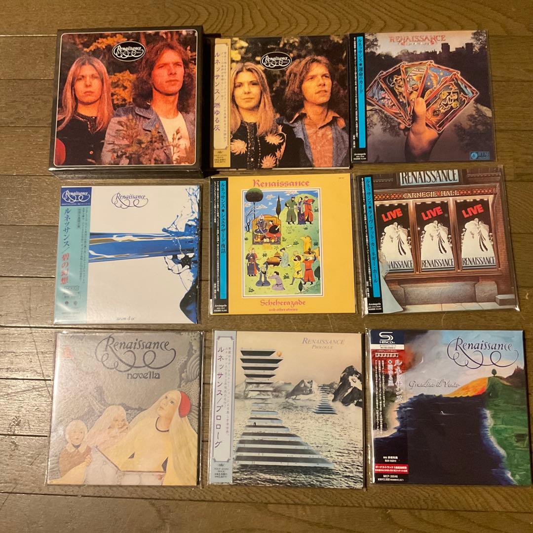 Renaissance ルネッサンス　紙ジャケCD 8枚　特製box付