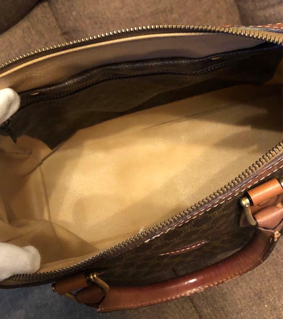 み*る様 OLD CÉLINE バッグ ミニボストン マカダム柄