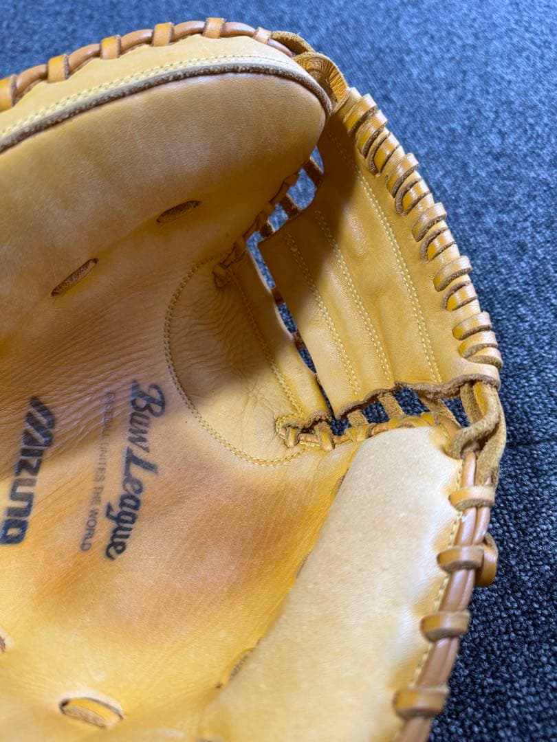 【極美品】 MIZUNO キャッチャー　ミット グローブ Buw League