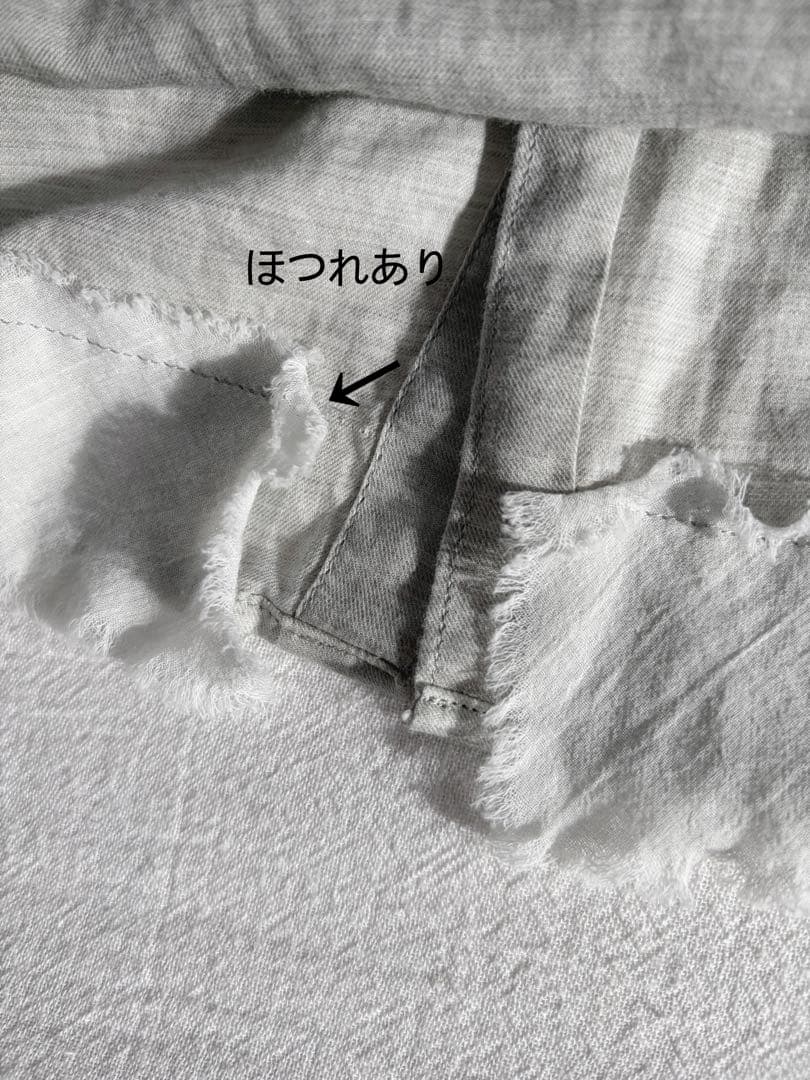 パドカレ pas de calais ▲∵゜コットンウールシャツ　ちび襟　日本製