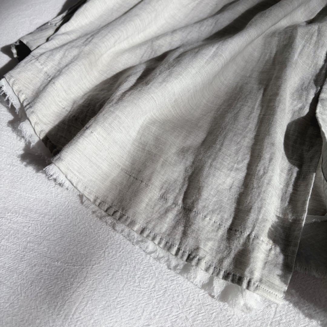 パドカレ pas de calais ▲∵゜コットンウールシャツ　ちび襟　日本製