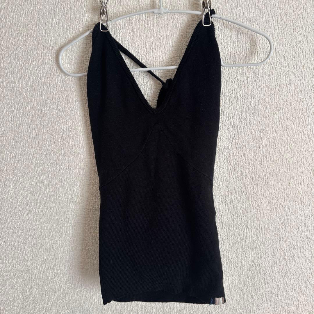 extreme cashmere ブラックキャミソール