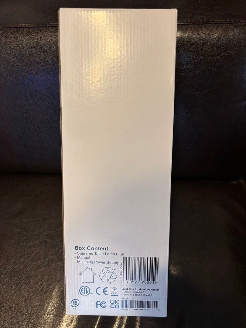 ●Supreme Box Logo Lamp Blue