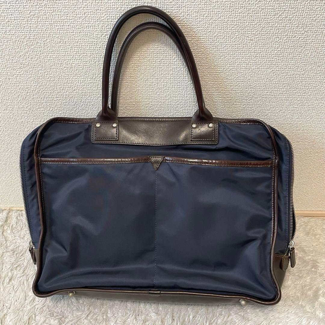 良品 フェリージ ビジネスバッグ1758 ネイビー✕ブラウン