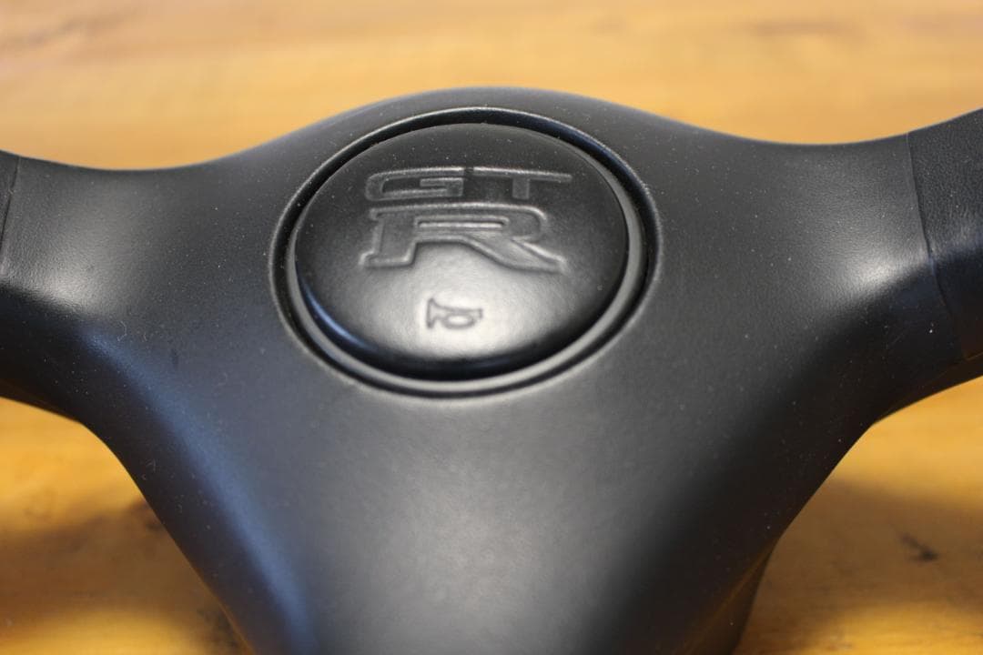 日産 R32 GT-R 後期 純正革巻きハンドル