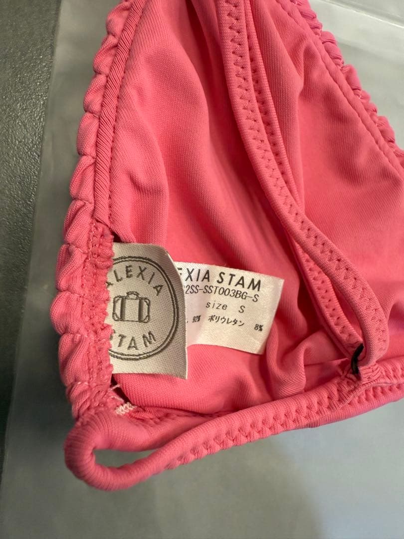ALEXIA STAM ピンク ビキニブラ Sサイズ
