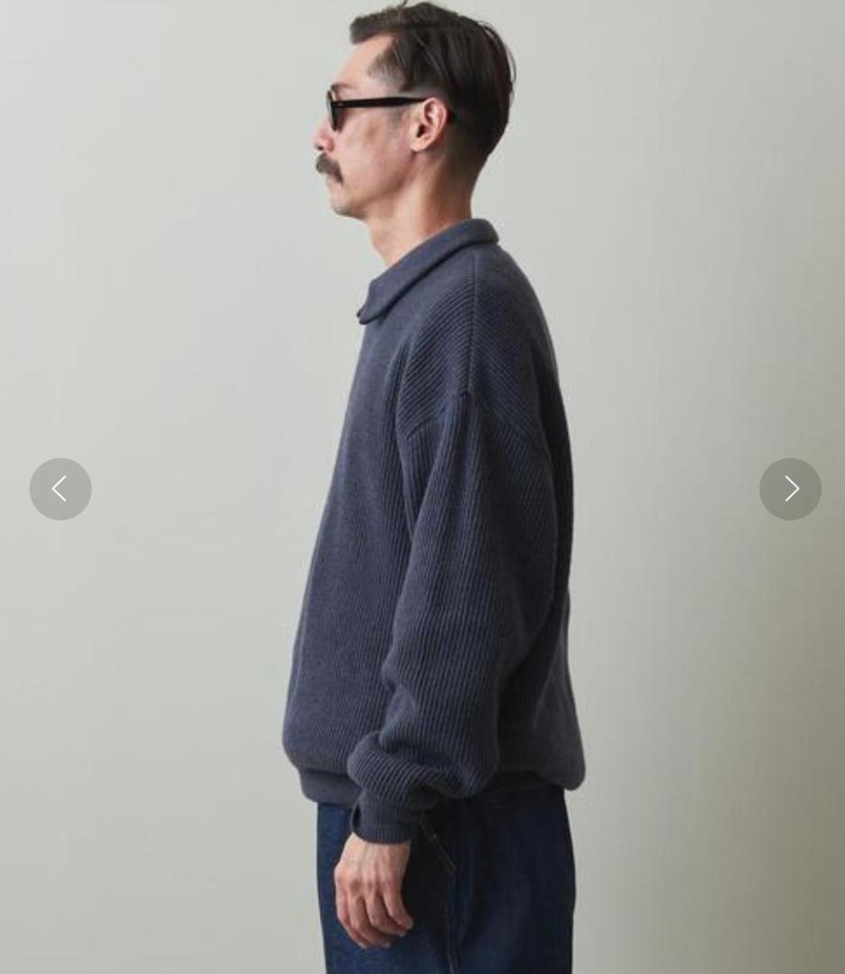 トップス 22aw Crepuscule x Steven Alan Zip Polo 1