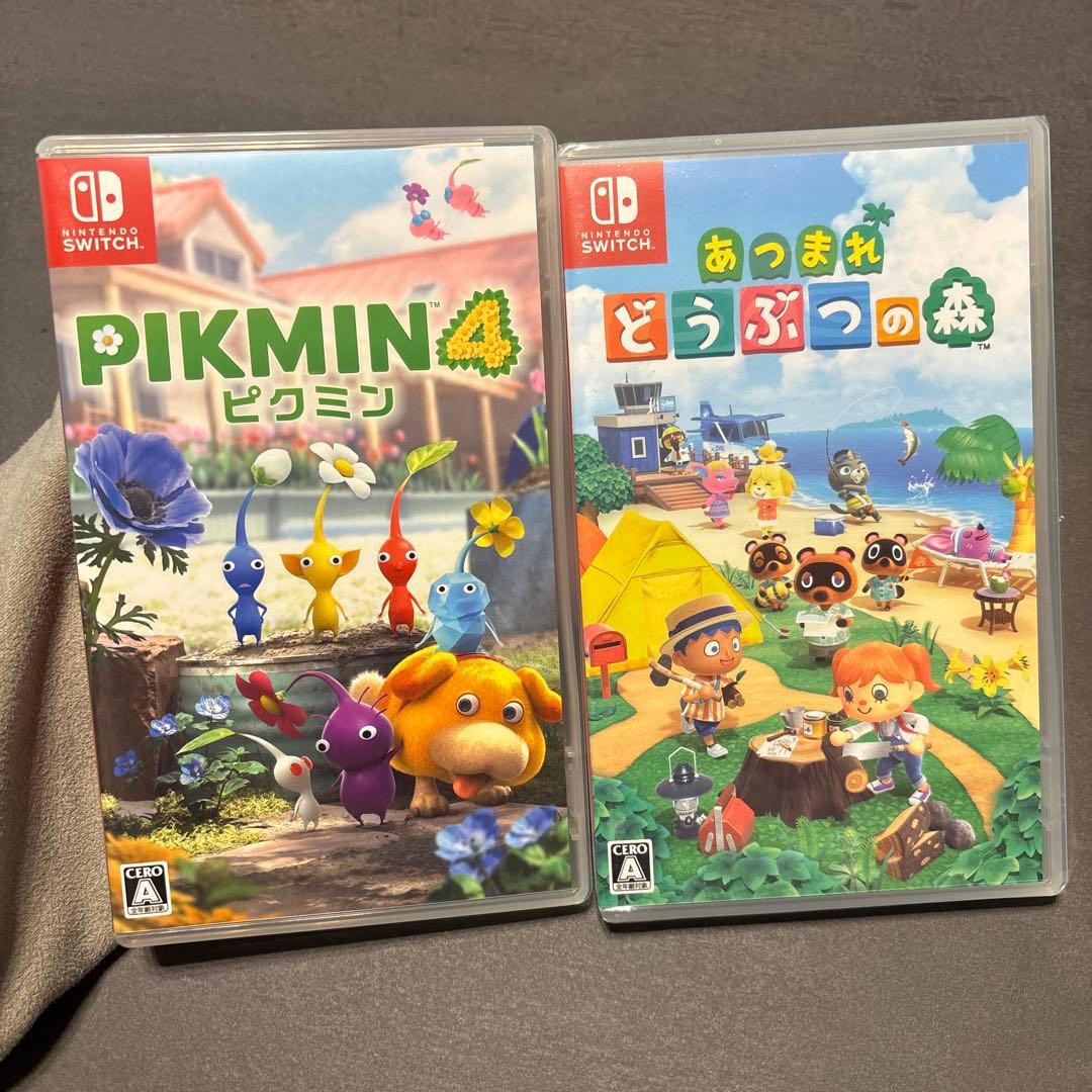 ピクミン4 あつまれどうぶつの森　クリスマス　Switch カセット　任天堂