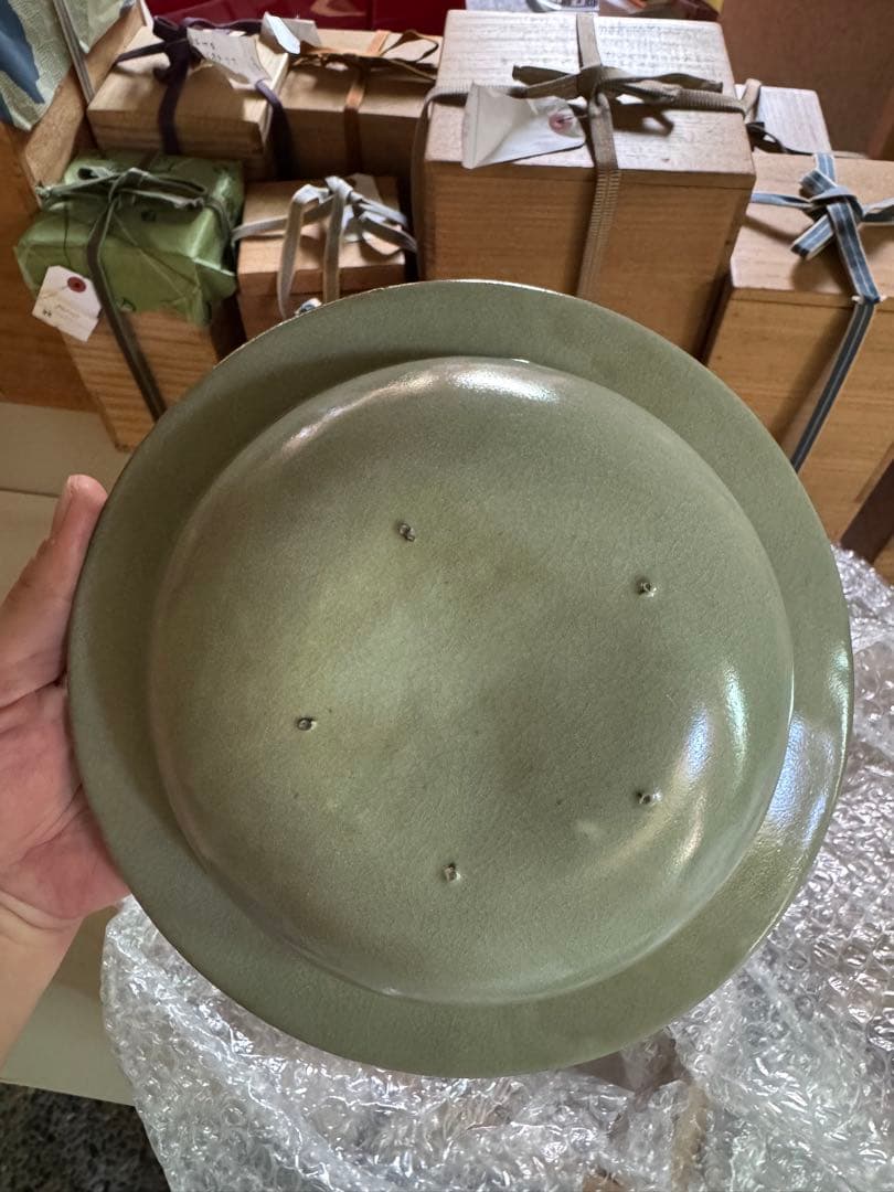 ‼️Salvia Shop‼️リサイクルFORT‼️旧家から直送唐物①‼️汝窯平鉢