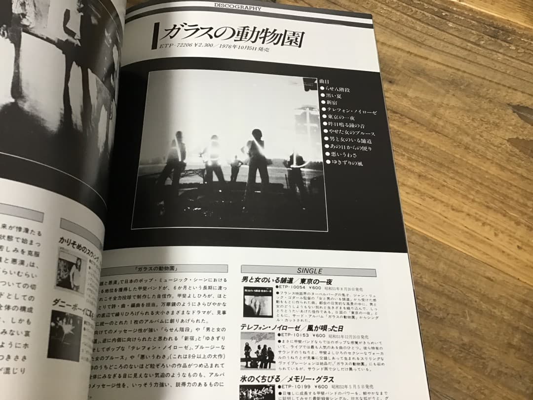 ★写真集/甲斐バンド/全未公開特写/ヤングギター6月号増刊