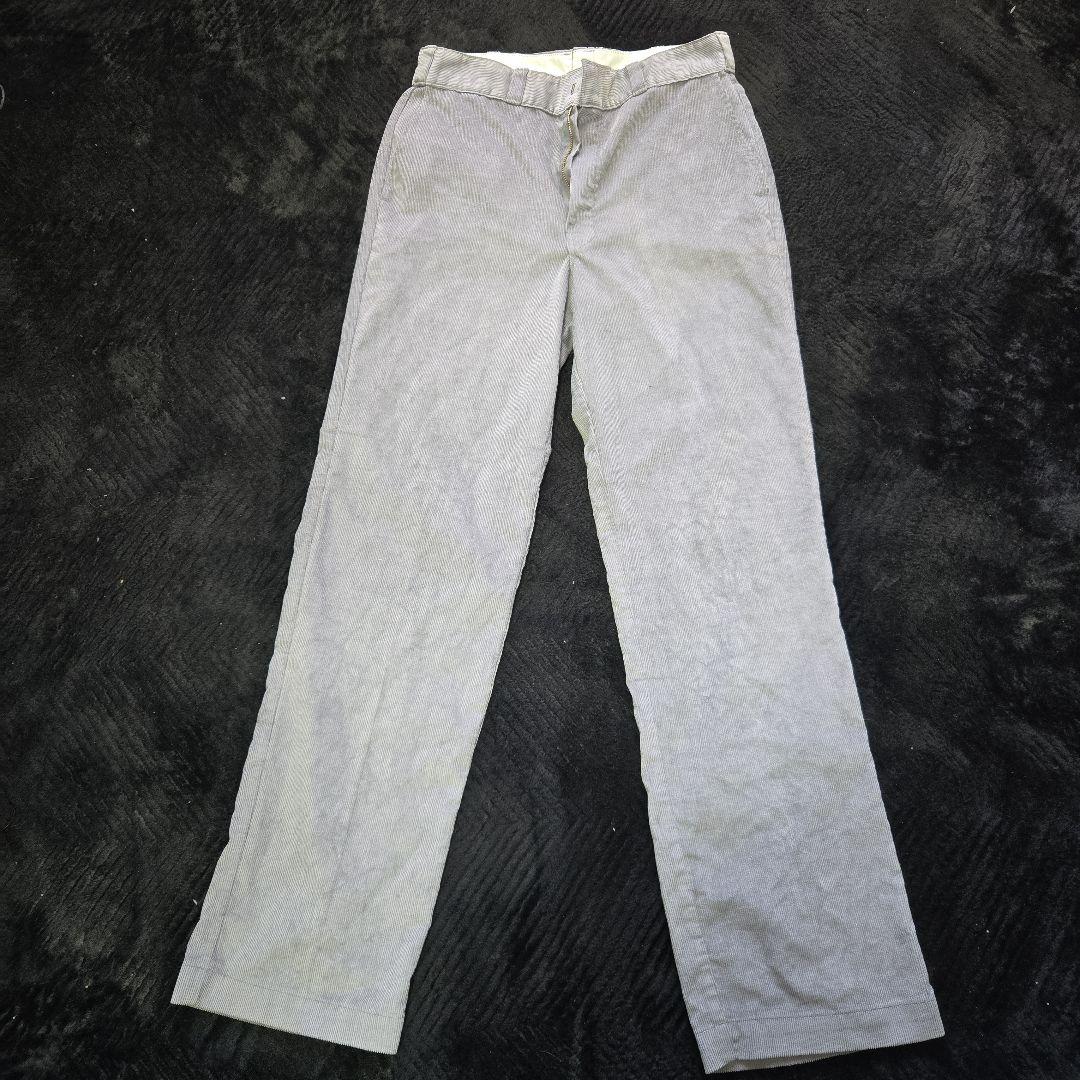 80s Dickies グレー コーデュロイ タロンジップ 希少