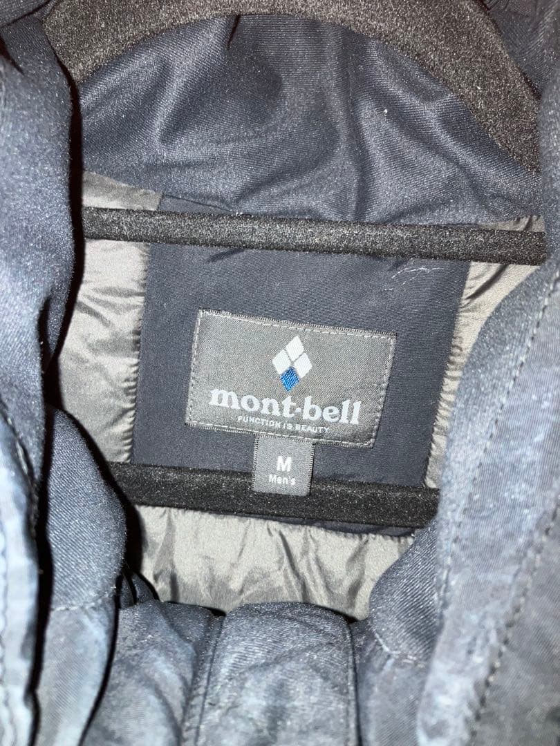 モンベル　ハスキーコート　Mサイズ ブラック　ダウンコート