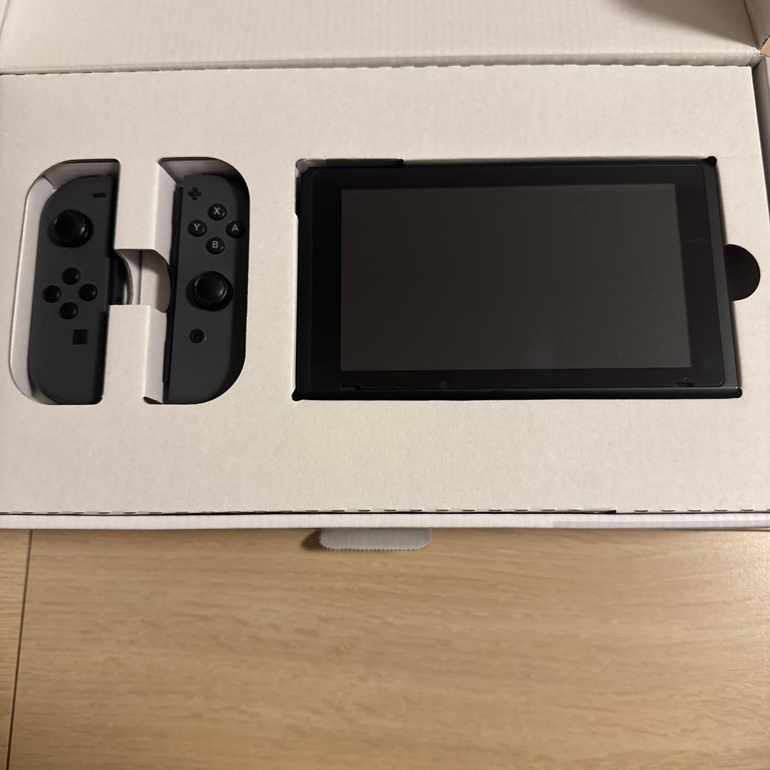 【ジャンク品】Nintendo Switch 本体 グレー　箱付き