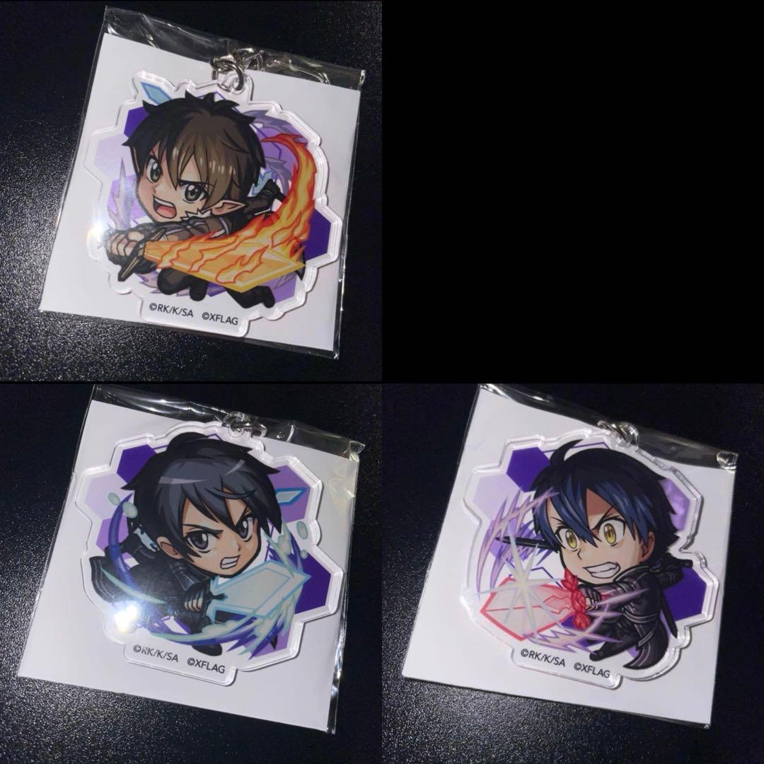 モンスト SAO ソードアート・オンライン コラボ アクキー キリト 桐々谷和人