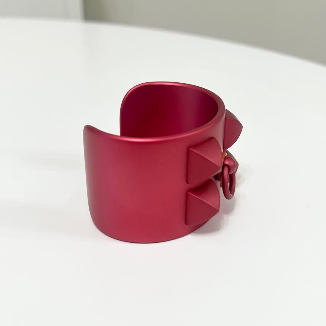 HERMES　エルメス　《コリエ・ド・シアン》　バングル　ローズ【新品】