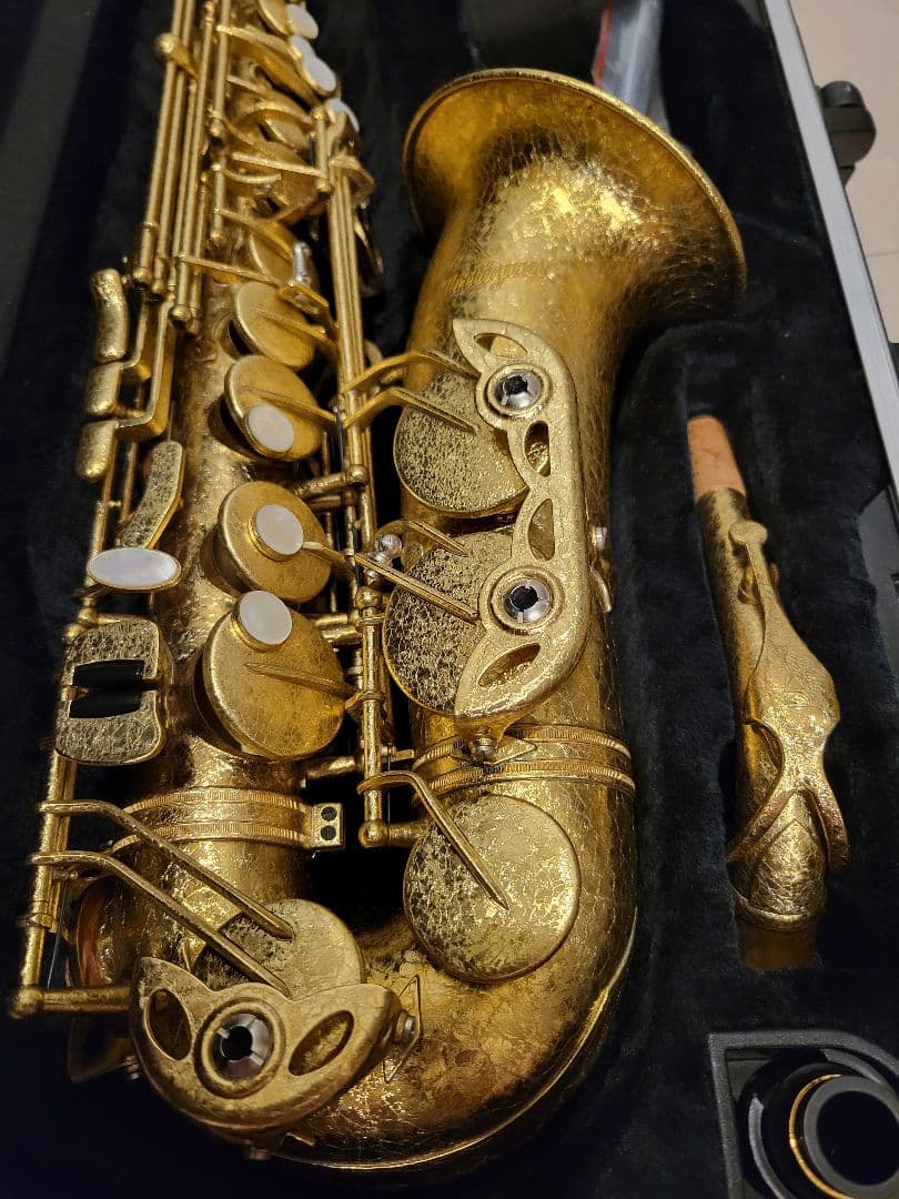 ノ*君様 アンティグアAntigua パワーベルアルトサックス マウスピースとス