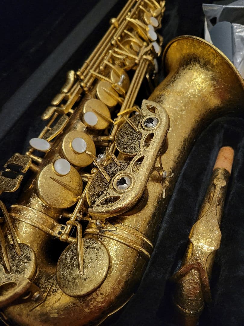 ノ*君様 アンティグアAntigua パワーベルアルトサックス マウスピースとス