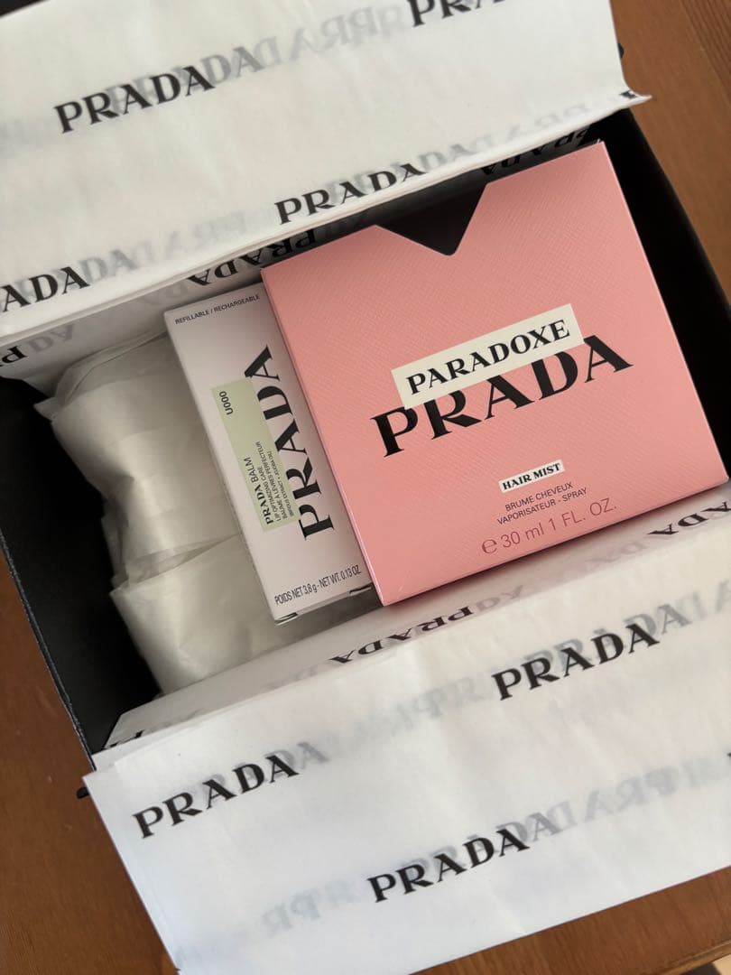 新品未開封 PRADA プラダ パラドックス ヘアミスト　リップバーム