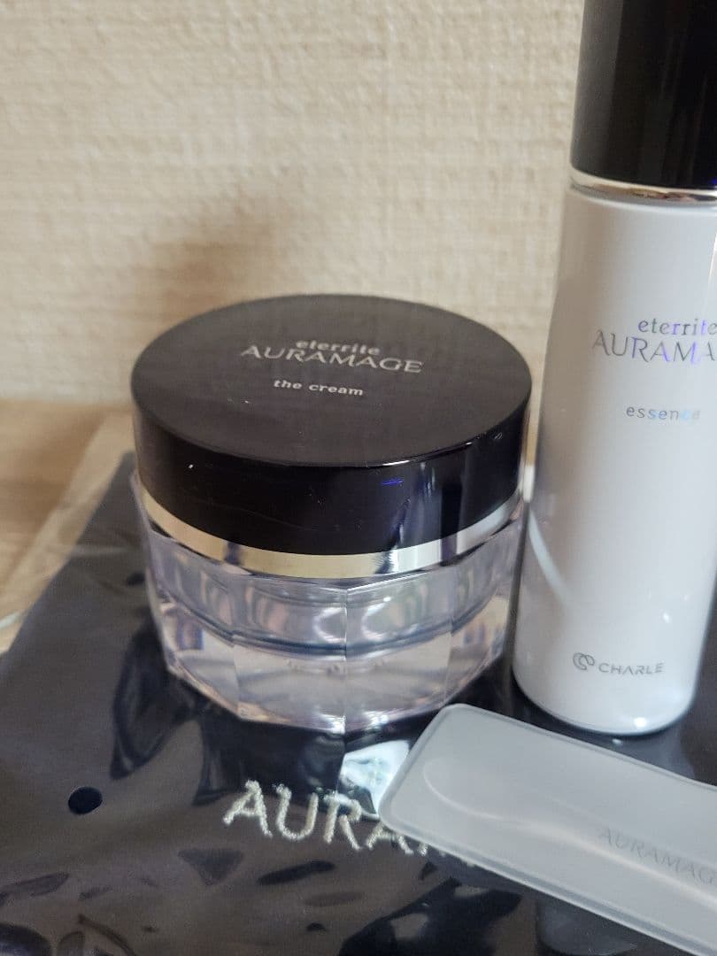 新品◆シャルレ エタリテ オーラマージュ 美容液・クリーム 巾着・スパチュラ付き