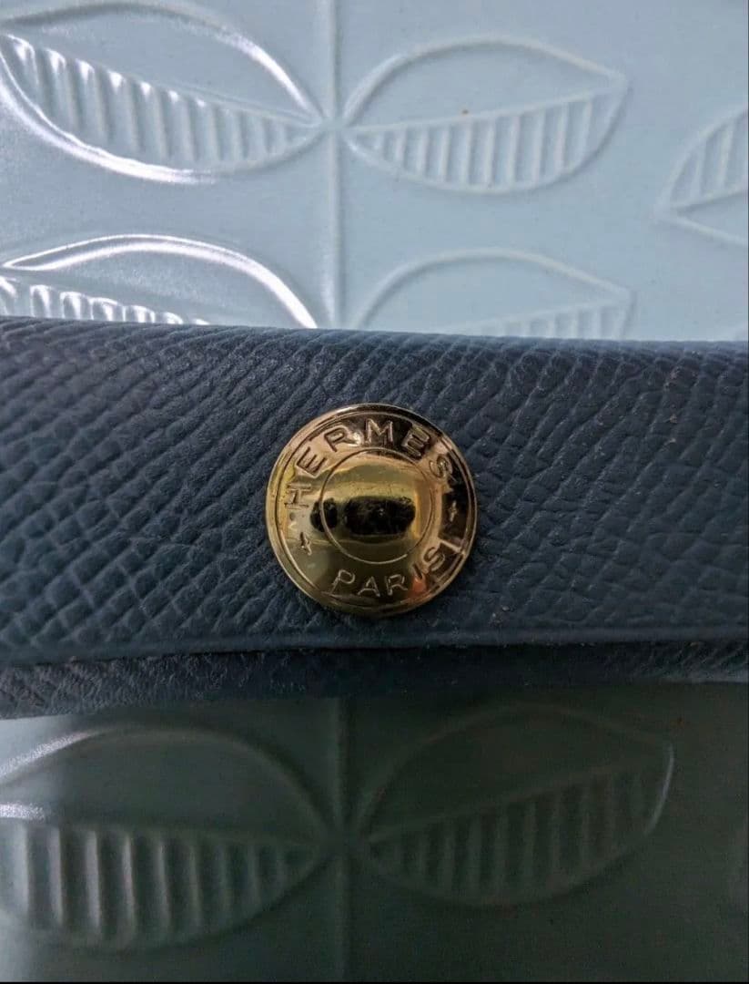 HERMES 牛骨コーム クリーム色 ケース付き