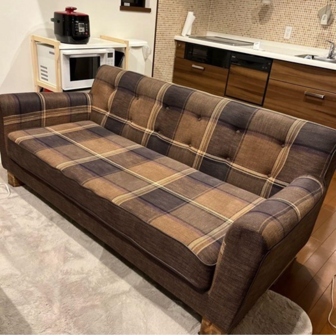 クラッシュゲート　3人掛けソファ