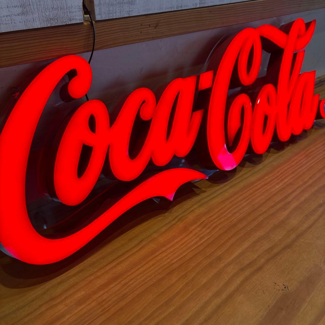 Coca-Cola ネオン看板 赤
