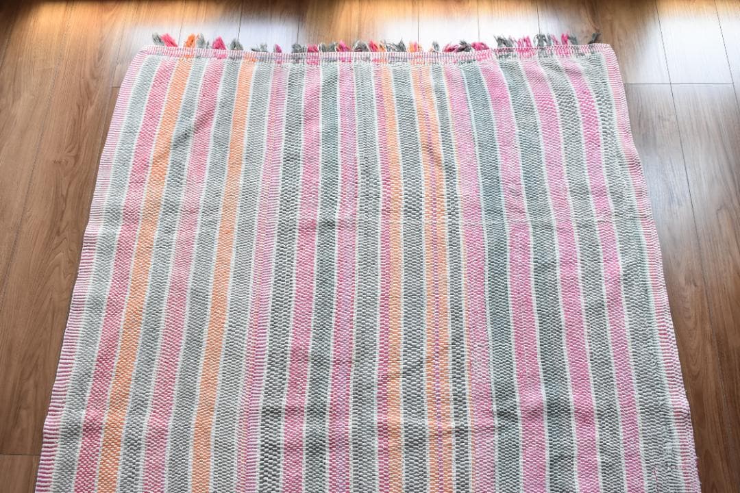 【寒波SALE】オールハンドメイドのセミアンティークカンタキルト＜C＞