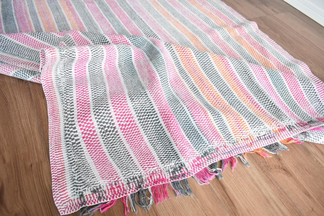 【寒波SALE】オールハンドメイドのセミアンティークカンタキルト＜C＞