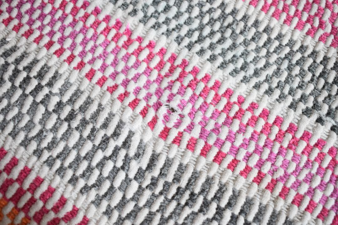 【寒波SALE】オールハンドメイドのセミアンティークカンタキルト＜C＞