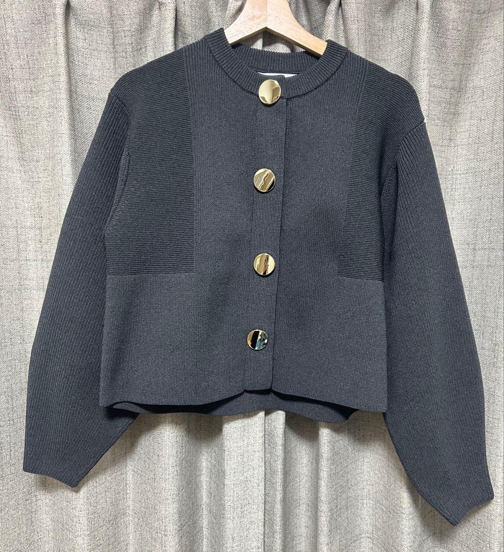 コトADAM ET ROPE' セレクトネックウェーブボタンカーディガン