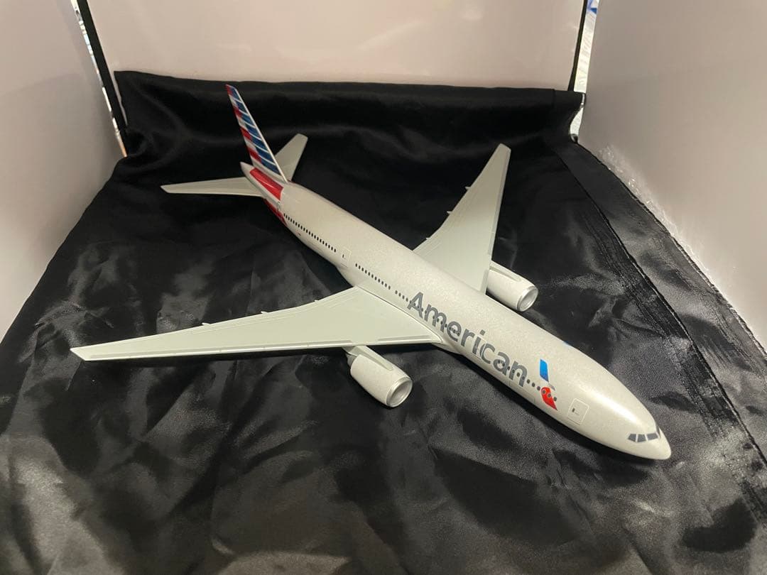 [美品]PACMIN B777-200ER アメリカン航空 台座付き 1/200