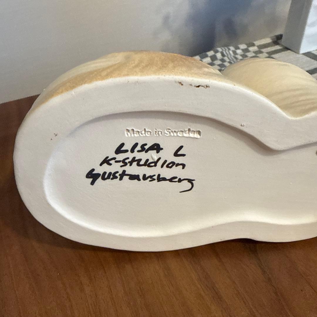 新品リサラーソン　マイ　ホワイト　ブラウンフェイス