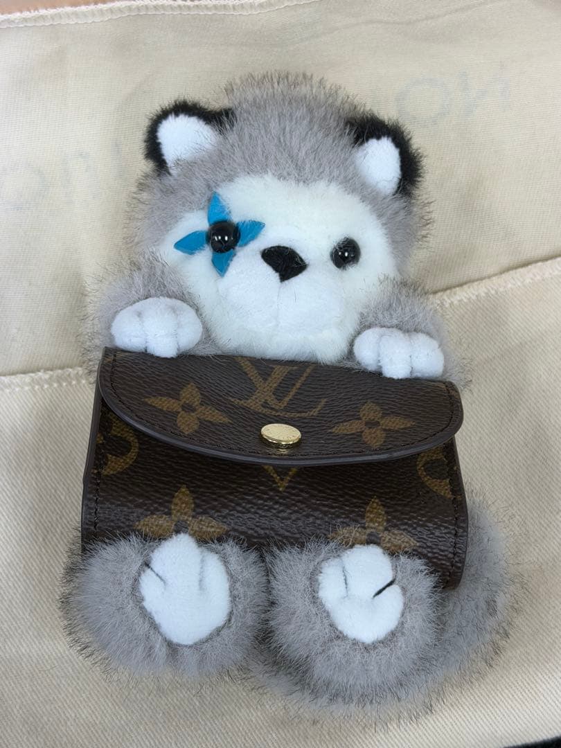 【激レア】ルイヴィトン バッグチャーム・LV キュート ハスキー M03231